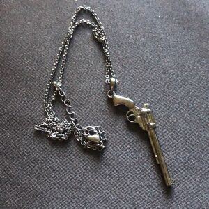 Necklace Pedant Gun Hip Hop Jewelry Charm Gift